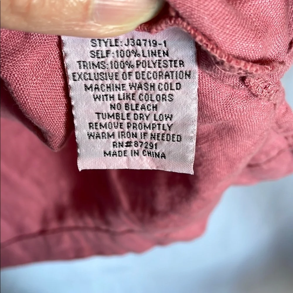 Johnny Was Pink Embroidered Mini Dress - Picture 8 of 8